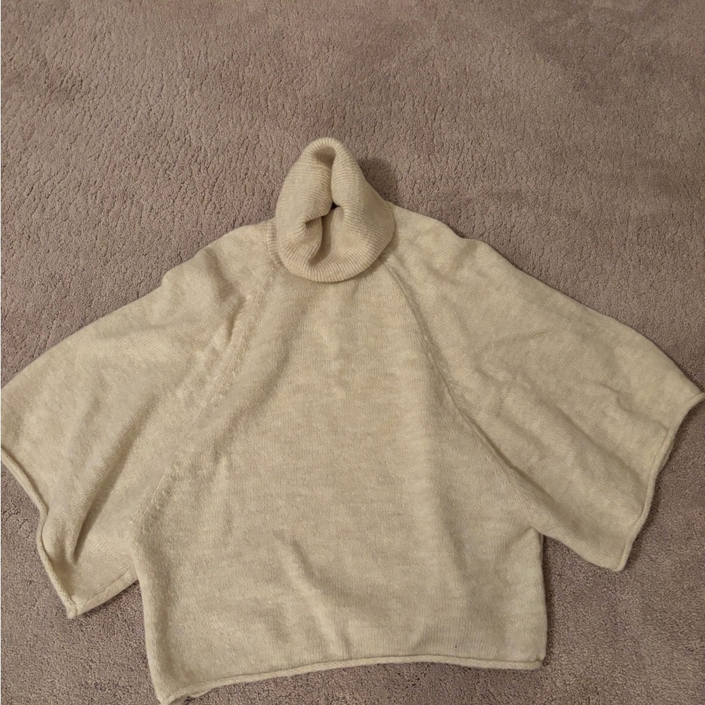 Zara Cream Cowl Neck Sweater